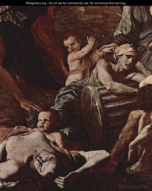 The Plague of Asdod, Detail - Nicolas Poussin