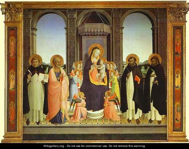 Fiesole Triptych - Angelico Fra
