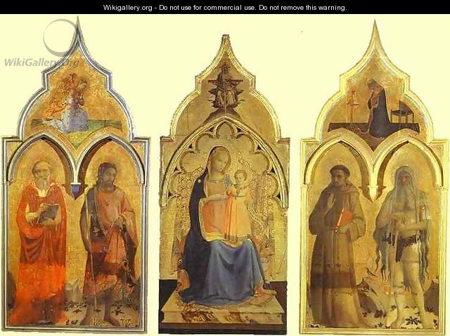 Certosa del Galluzzo Triptych - Angelico Fra