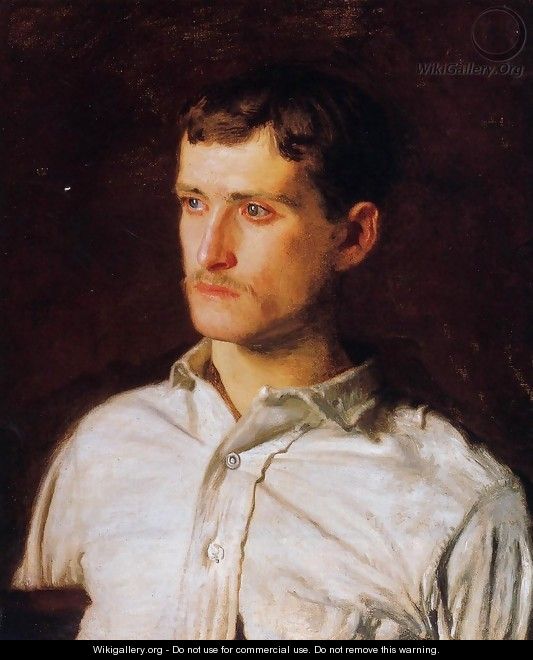 Portrait of Douglass Morgan Hall - Thomas Cowperthwait Eakins