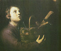 St Joseph and the Jesus child (detail) - Jusepe de Ribera