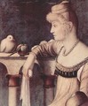 Two Venetian Ladies (detail) - Vittore Carpaccio