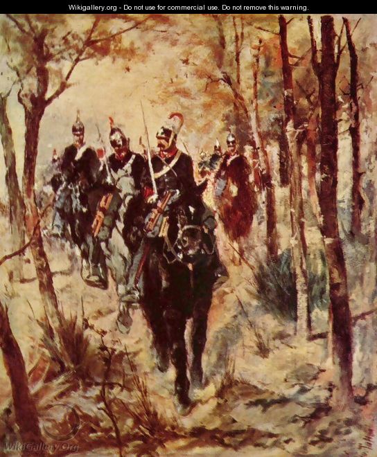 Cavalrymen - Giovanni Fattori