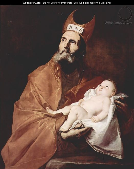 St. Simeon with the Christ child - Jusepe de Ribera
