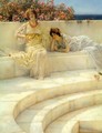 Under the Roof of Blue Ionian Weather (detail) - Sir Lawrence Alma-Tadema