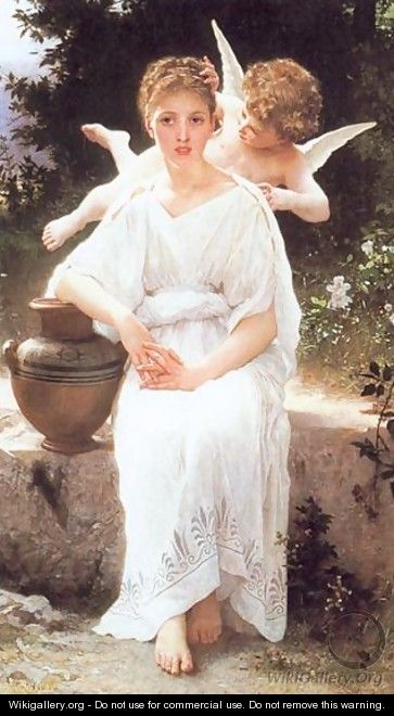 Whisperings of Love - William-Adolphe Bouguereau