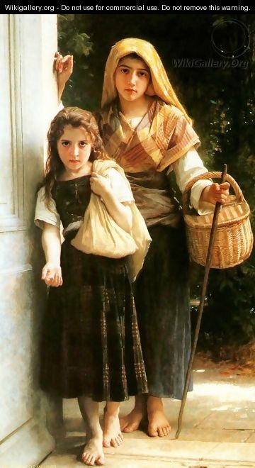 Petites mendiantes [Little beggars] - William-Adolphe Bouguereau