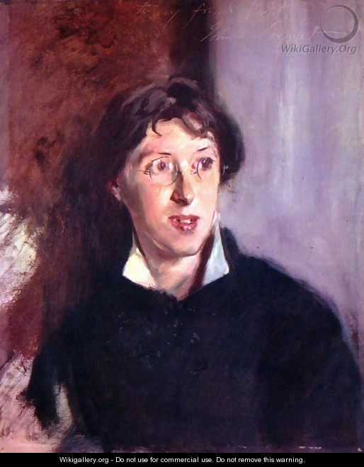Portrait of Vernon Lee - John Singer Sargent