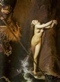 Ruggiero Rescuing Angelica (detail) - Jean Auguste Dominique Ingres