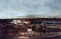 The village Gazzada viewed from southeast to the Villa Melzi d'Eril - (Giovanni Antonio Canal) Canaletto