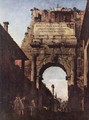 L'Arco di Tito a Roma, prima del restauro effettuato dal Valadier - (Giovanni Antonio Canal) Canaletto