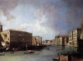 Grand Canal, Looking North from Near the Rialto Bridge - (Giovanni Antonio Canal) Canaletto