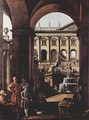 Capriccio, large Fontaine in Vojoda Potocki - (Giovanni Antonio Canal) Canaletto