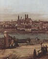 View from Munich, The Bridge and the Isar, Detail - (Giovanni Antonio Canal) Canaletto