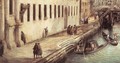 Rio dei Mendicanti (detail) - (Giovanni Antonio Canal) Canaletto