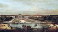 View from Munich, Nymphenburg Castle, view of west - (Giovanni Antonio Canal) Canaletto