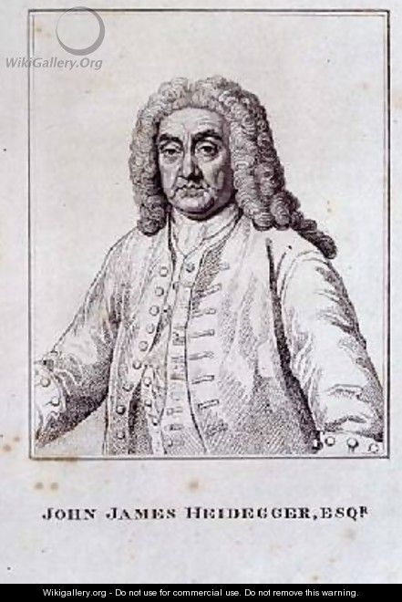 John James Heidegger 1666-1749 - Jean Baptiste van Loo