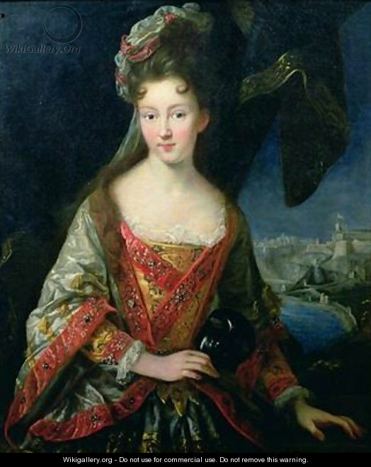 Portrait of Louise-Hippolyte 1687-1731 Princesse de Monaco - Jean Baptiste van Loo
