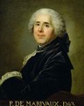Portrait of Pierre Carlet de Chamblain de Marivaux 1688-1763 1743 - Louis Michel van Loo