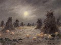 Autumn Harvest by Moonlight - Charles Russell Loomis