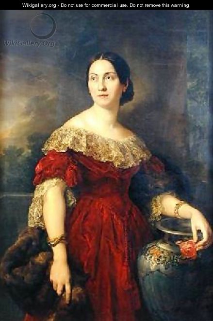Mrs Aaron Vail Emilie Salles 1842 - Vicente Lopez y Portana
