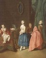 Lady at the Dressmaker - Pietro Longhi