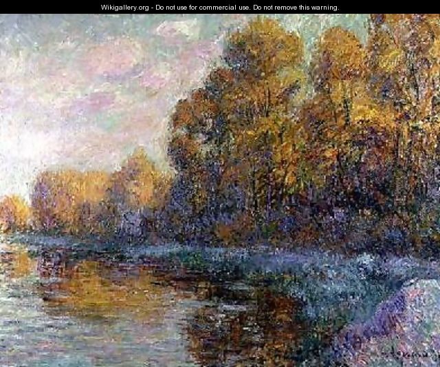 A River in Autumn 1909 - Gustave Loiseau