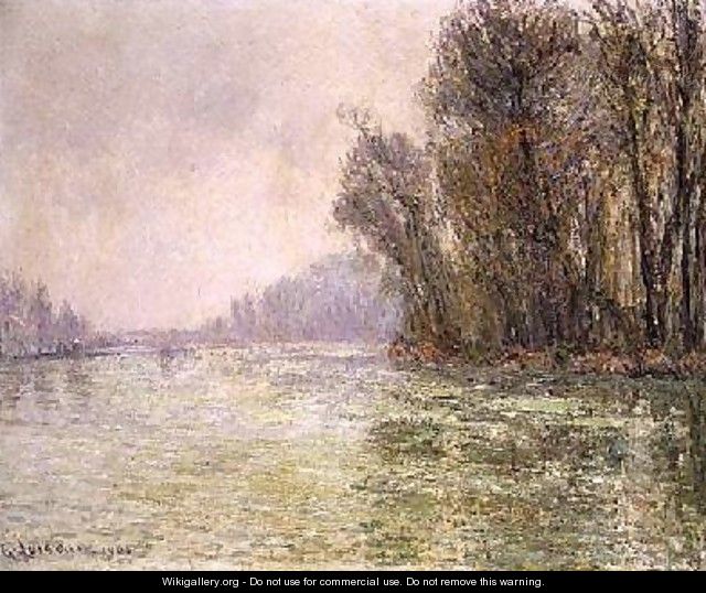 The Oise in Winter 1906 - Gustave Loiseau