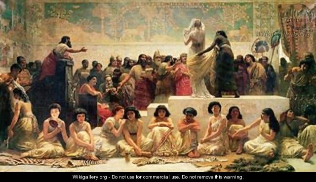 The Babylonian Marriage Market 1875 - Edwin Longsden Long