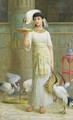 Alethe Attendant of the Sacred Ibis 1888 - Edwin Longsden Long
