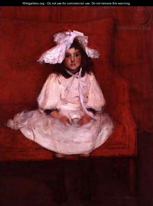 The Red Sofa 1891 - William Mouat Loudan
