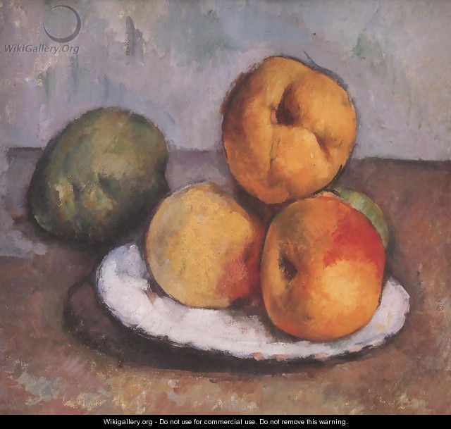 Still Life With Quince Apples And Pears 1885 87 - Paul Cezanne