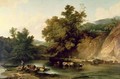 The River Wye at Tintern Abbey 1805 - Philip Jacques de Loutherbourg