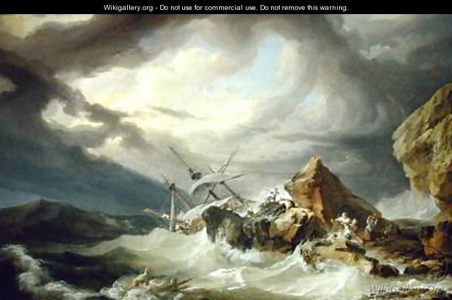 Shipwreck 1760 - Philip Jacques de Loutherbourg