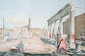 Warden Seated among the Ruins of Pompeii - Vincenzo Loria