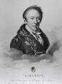 Portrait of Nikolai Mikhailovich Karamzin 1766-1826 - Constant Louis Antoine Lorichon
