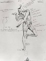 Costume design for an acrobat in Benvenuto Cellini - Paul Lormier
