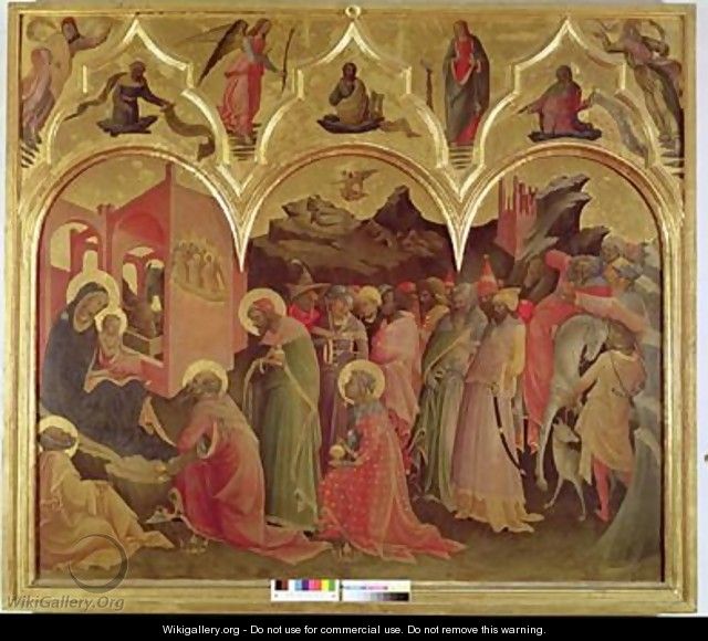 The Adoration of the Magi 1422 - Fra (Guido di Pietro) Angelico
