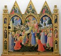 Santa Trinita Altarpiece frame and pinnacles by Lorenzo Monaco - Fra (Guido di Pietro) Angelico