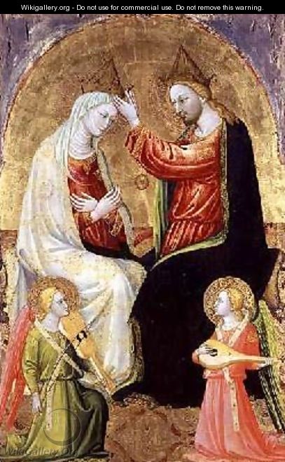 The Coronation of the Virgin - Bicci Di Lorenzo