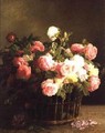 Basket of Flowers - Hans Looscher
