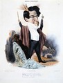 Caricature of Jakob Meyerbeer - Alcide Joseph Lorentz