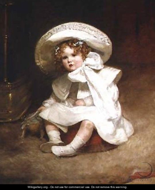 Portrait of Muriel Daughter of Sir Charles Swinfen Eady - Marie Elizabeth Seymour Lucas