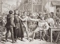 Lord Saye and Sele brought before Jack Cade 4th July 1450 - Charles Lucy