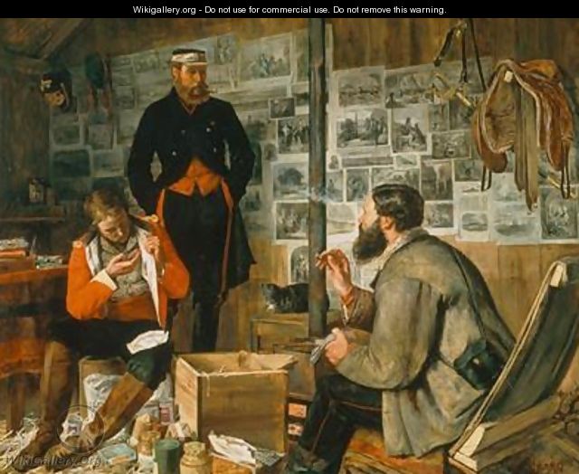 A Welcome Arrival 1857 - John Dalbiac Luard