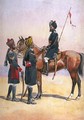 Soldier of the 33rd Queens Own Light Cavalry Daffadar Musalman Rajput and the 34th Prince Albert Victors Own Poona Horse Ratore Rajput - Alfred Crowdy Lovett