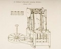Drawing of Sir Richard Arkwrights Spinning Machine - Joseph Wilson Lowry
