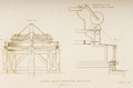 Drawing of Lewis Pauls Spinning Machine - Joseph Wilson Lowry