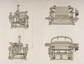 Four Views of the Power Loom 1830 - Joseph Wilson Lowry