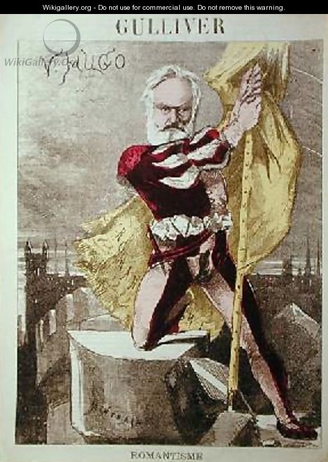 Caricature of Victor Hugo - Charles Auguste (Montbard) Loye